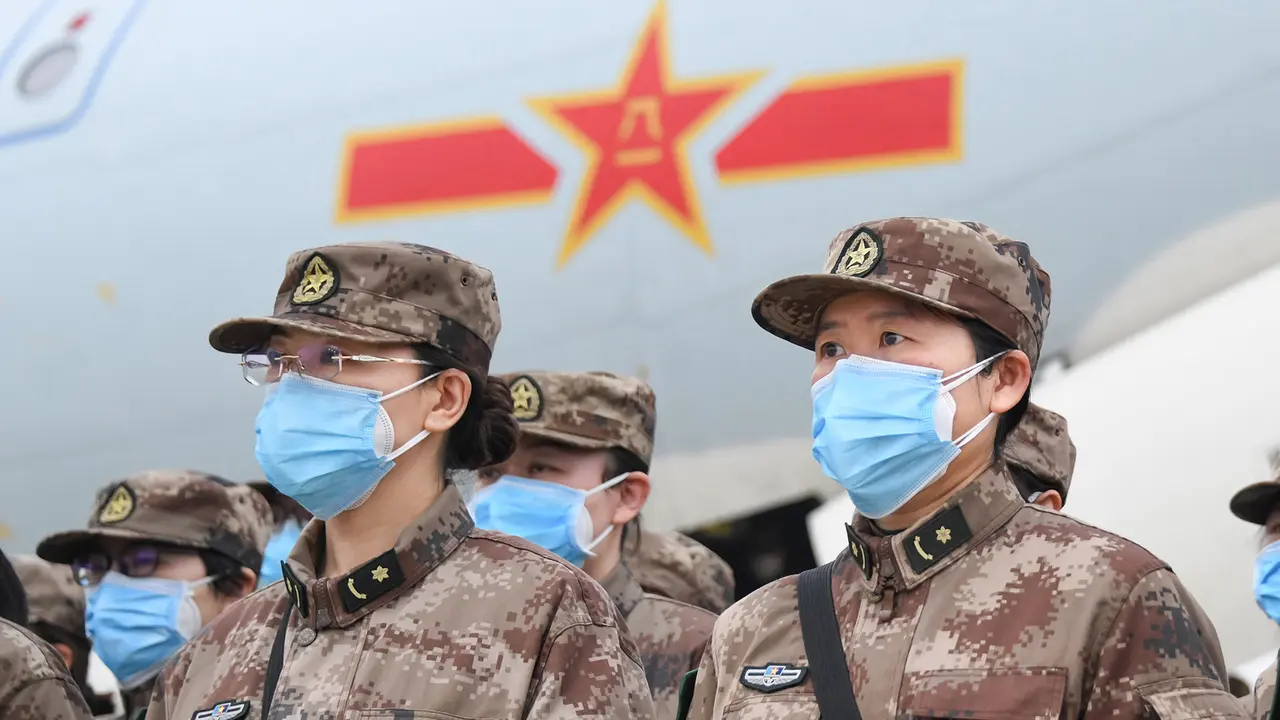 Ilustrasi Militer China (Xinhua/Cheng Min)