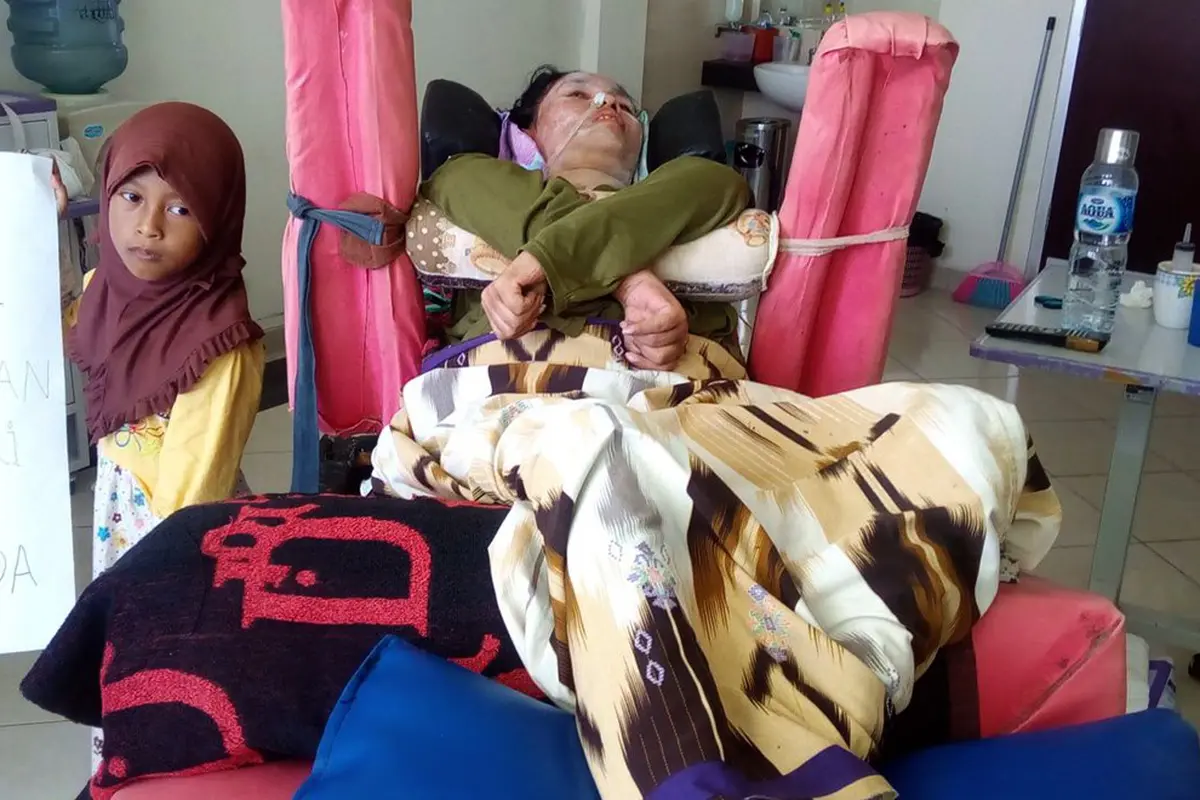 Pasien penderita kelumpuhan