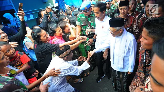 Pidato Kemenangan Jokowi di Kampung Deret
