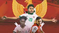 Timnas Indonesia - Ronaldo Kwateh, Bagus Kahfi, Taufik Hidayat (Bola.com/Adreanus Titus)