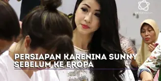Karenina Sunny dan Luna Maya akan pergi ke Eropa, seperti ini persiapannya.