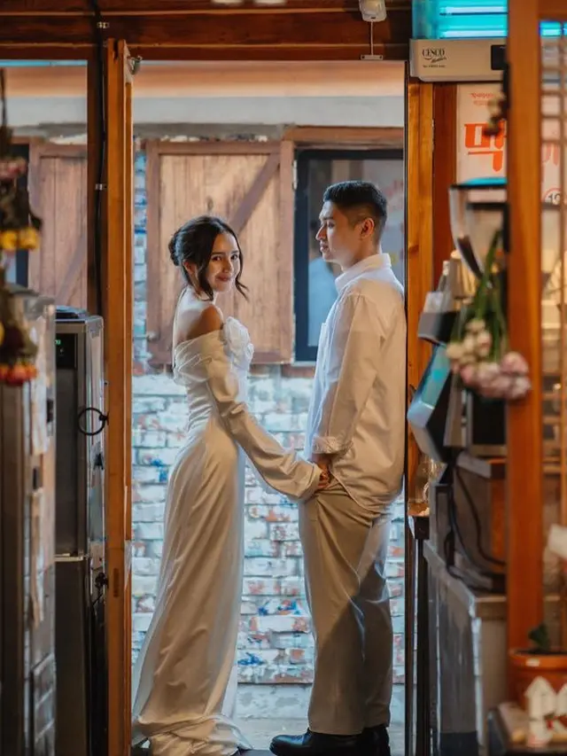 Foto prewedding Beby Tsabina bak drama Korea. [@go.plus]