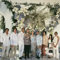 Pinka Haprani saat Hadir di Tunangan Aaliyah Massaid dan Thariq Halilintar. [@hanamalasan]