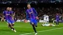 Barcelona telah memenangkan Liga Champions sebanyak empat kali yaitu pada tahun 2006, 2009, 2011, dan 2015. Sayangnya, penampilan buruk Blaugrana dalam beberapa musim belakangan membuat mereka tersingkir lebih cepat dan catatan 432 gol dalam 221 laga harus terhenti. (AFP/Josep Lago)