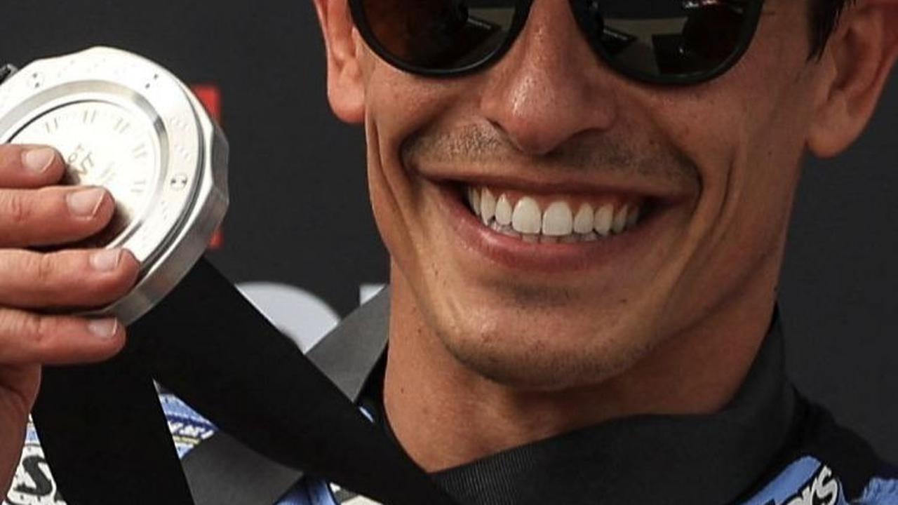 FOTO: Senyum Semringah Marc Marquez Usai Tampil Ganas dan Sukses Raih Podium Perdana bersama Ducati di MotoGP Portugal 2024