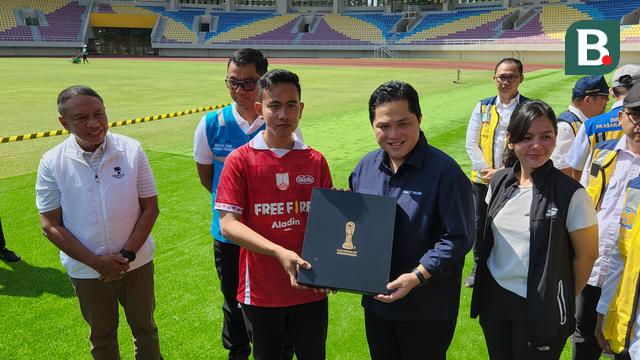 Foto: Tour de Stadium Erick Thohir ke Stadion Manahan, Layak Jadi Venue Final dan Penutupan Piala Dunia U-20 2023
