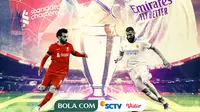Liga Champions - Liverpool Vs Real Madrid - Mohammed Salah Vs Karim Benzema (Bola.com/Adreanus Titus)