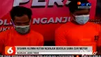 SH dan IR, dua residivis pencurian sepeda motor diringkus polisi. Saat hendak meringkus, tersangka sempat melawan sehingga anggota Reskrim Mapolres Nganjuk menembak 2 kaki pelaku.