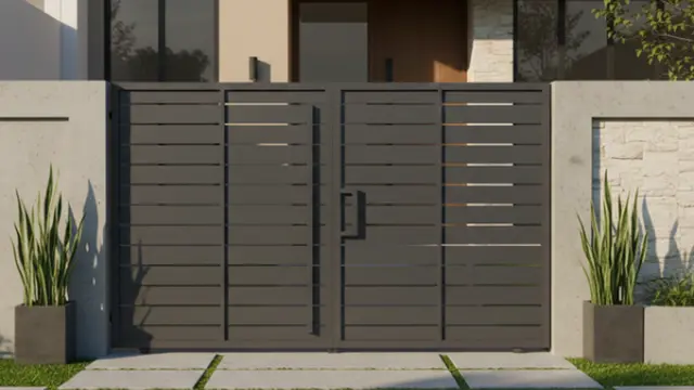 Model Gerbang Depan Rumah Minimalis (Foto: Gemini AI)