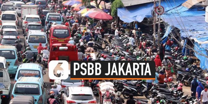 VIDEO: Kerumunan Warga di Pasar Kebayoran Lama Berimbas Kemacetan
