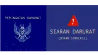 Peringatan darurat yang viral. (Tangkapan layar YouTube/ EAS Indonesia Concept dan Blocky Brain)