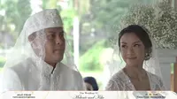 Pernikahan Melanie Putria dan Aldico Sapardan. (Tangkapan Layar YouTube/  Fit with MeL - by Melanie Putria)