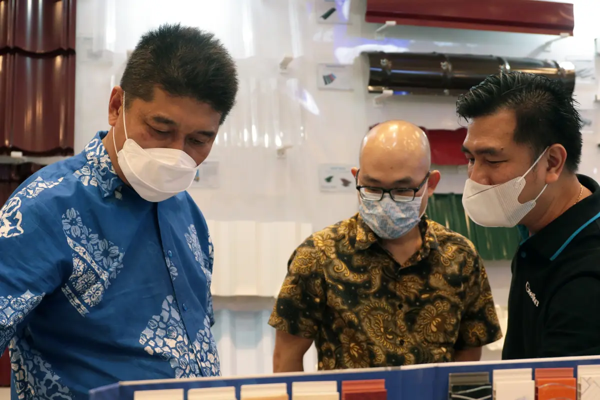 Suasana IndoBuildTech 2022