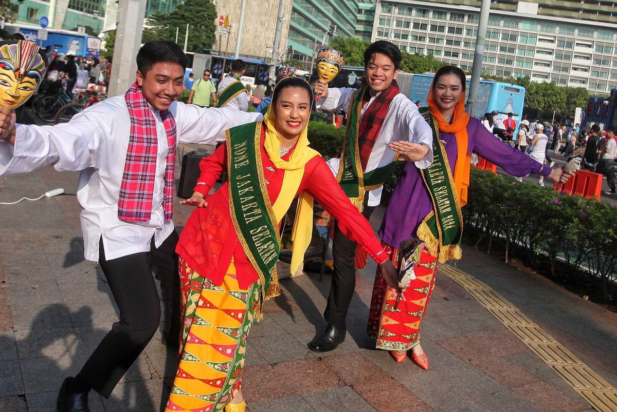 FOTO: Lenggang Jakarta Abang None 2025 di CFD