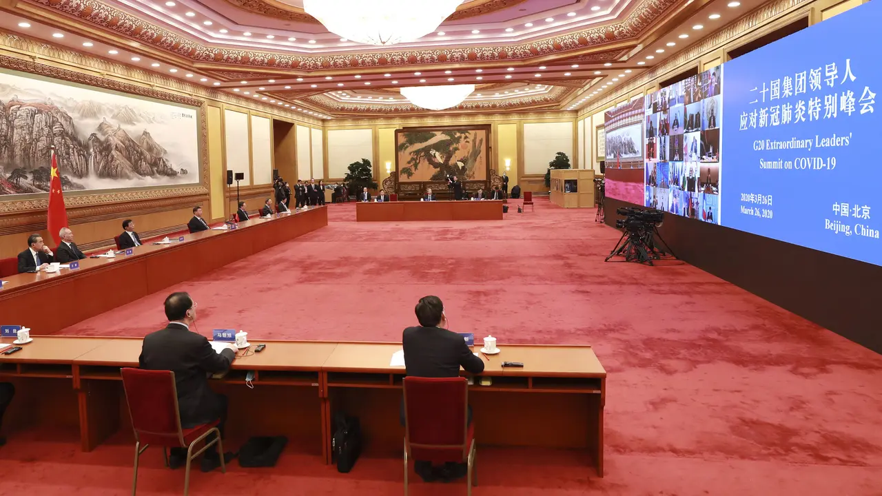 FOTO: Pandemi COVID-19, Pemimpin Dunia Sidang KTT G20 Virtual