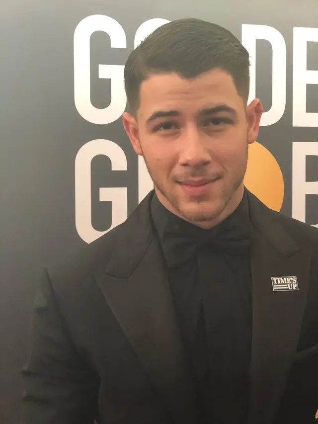 Nick Jonas di Golden Globes 2018