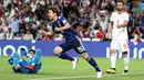 Striker Timnas Jepang berusia 33 tahun, Yuya Osako yang kini tengah menjalani musim ketiga bersama Vissel Kobe di J1 League total mencetak 4 gol dari 4 laga di Piala Asia 2019. Jepang sendiri finis sebagai runner-up setelah kalah 1-3 dari Qatar di partai final. (AFP/Karim Sahib)