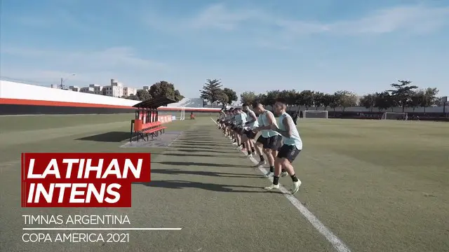 Berita Video, Timnas Argentina Gelar Latihan Terkahir Jelang Melawan Kolombia di Semifinal Copa America 2021