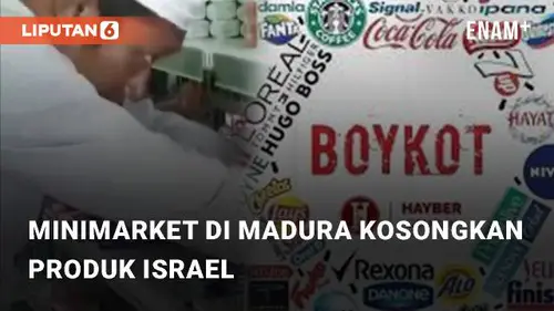 VIDEO: Viral Minimarket di Pamekasan, Madura, Kosongkan Produk Dari Israel