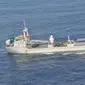 Kapal MV Silver Sea 2. (Dokumentasi Panglima Armabar Laksda TNI A. Toufik)