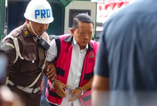 Eks Jaksa Agung Muda Tindak Pidana Khusus (Jampidsus) Febrie Adriansyah  saat tiba di Gedung kejaksaan Agung, Jakarta, Kamis, 3 September 2026. (KLY/Arie Basuki)
