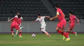 Timnas U-20 Indonesia harus menelan kekalahan telak dengan skor 0-3 dari Korea Selatan U-20 pada laga final Seoul Earth On Us Cup 2024 yang digelar di Mokdong Stadium, Minggu (1/1). 9/2024) malam WIB. (dokumen PSSI)
