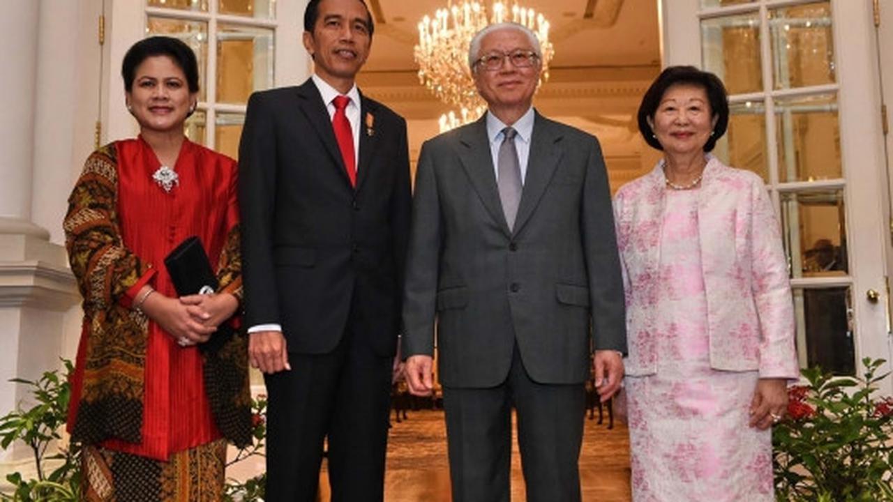 Jokowi temui Presiden Singapura perkuat hubungan bilateral