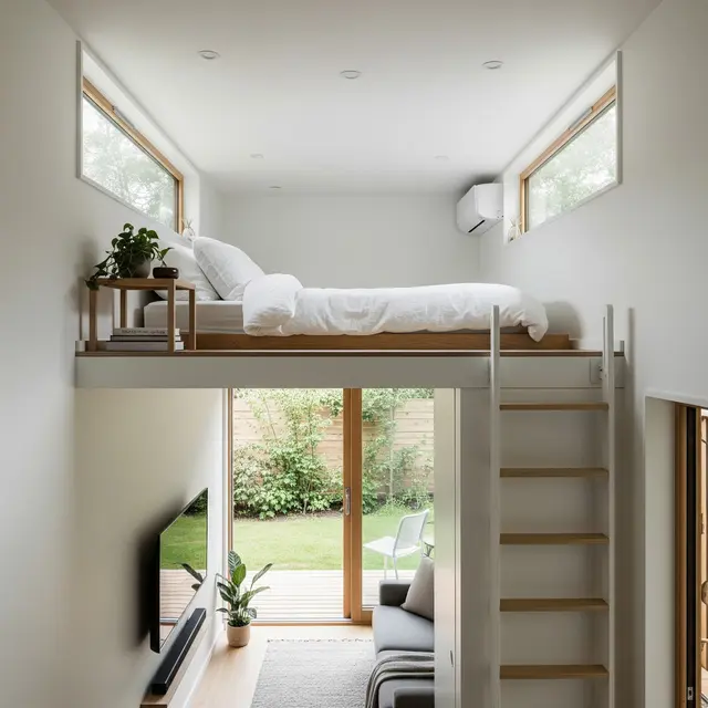 Ide Mezzanine untuk Rumah Kecil