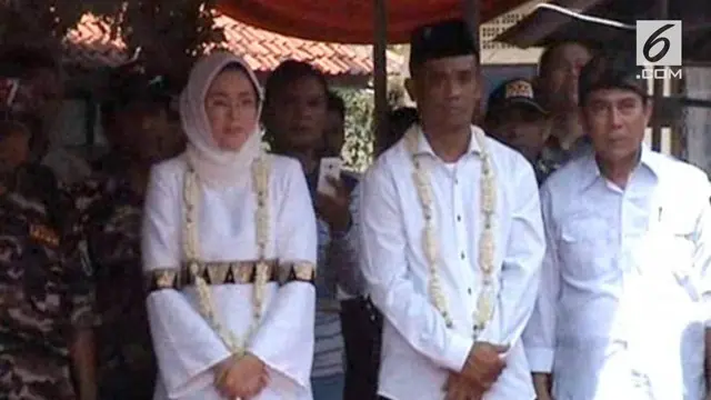 Tak hanya Dedi Mulyadi yang berpolitik dan mencalonkan diri jadi cawagub Jawa Barat. Sang istri juga mengikuti jejak suami dengan menjadi cabup Purwakarta.