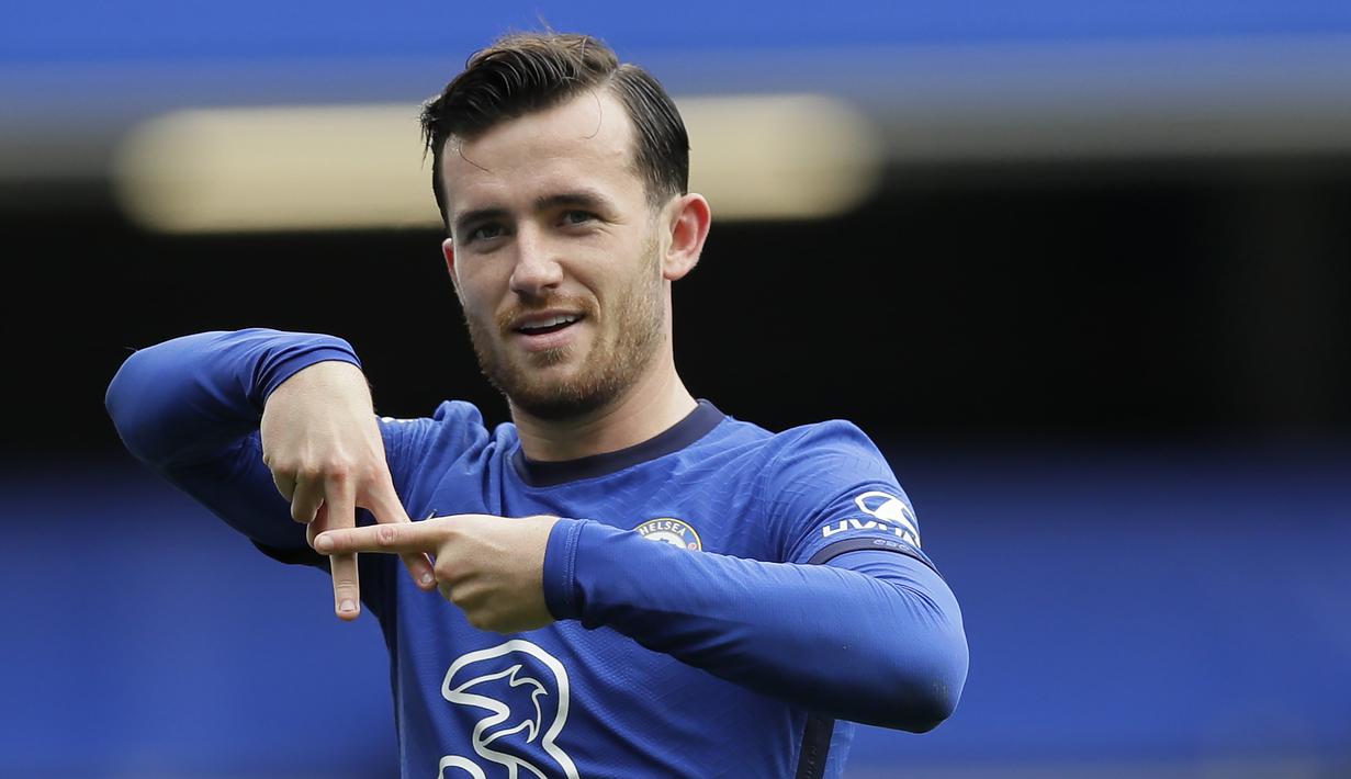 4. Ben Chilwell (50,20 juta euro) - Musim ini Chelsea banyak menghabiskan dana untuk membeli pemain baru pada bursa transfer musim panas ini. Ben Chilwell didatangkan Chelsea dari Leicester City dengan harga transfer 50,20 juta euro. (AFP/Kirsty Wigglesworth/pool)