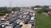 Tol Cikampek Macet Parah dari KM 19 sampai KM 57