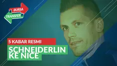 Berita video 5 kabar resmi bursa transfer terkini, termasuk soal eks gelandang Manchester United, Morgan Schneiderlin, yang hengkang ke Nice.