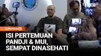 Komika Pandji Pragiwaksono mendatangi kantor pusat Majelis Ulama Indonesia (MUI) di Menteng, Jakarta Pusat, pada Selasa sore. Kedatangan Panji dilakukan untuk berdialog dengan pimpinan MUI terkait pertunjukan Mensrea yang saat ini menjadi sorotan.