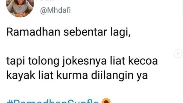 Ramadhan sebentar lagi