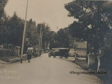 Jalan Cilendek, Bogor era 1930-1940an. (Source: Instagram/@bogortempodoeloe)