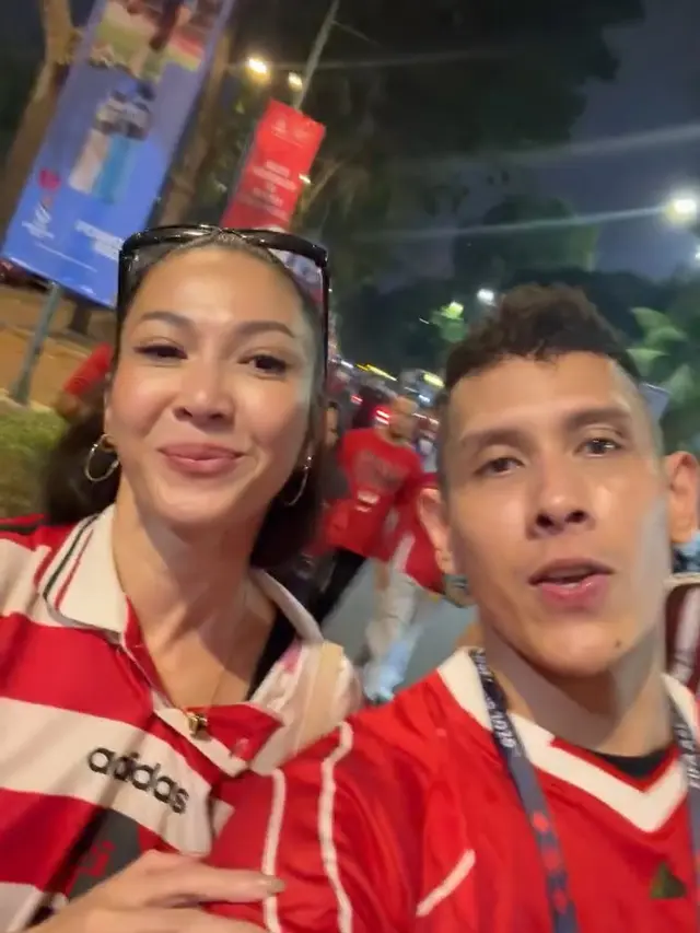 Ganindra Bimo nonton timnas (instagram.com/ganindrabimo)