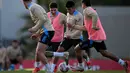Argentina juga diagendakan menghadapi Peru pada matchday 12 Kualifikasi Piala Dunia 2026 Zona CONMEBOL pada Rabu 20 November 2024. (LUIS ROBAYO/AFP)