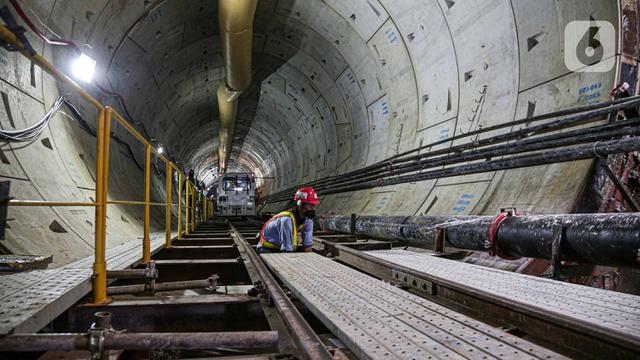 Terowongan MRT Fase 2A Thamrin-Monas