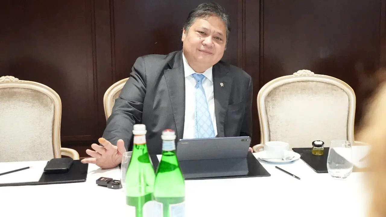 Menteri Koordinator (Menko) Bidang Perkonomian RI Airlangga Hartarto kunjungan kerja ke Jerman. (Foto: Kemenko Bidang Perekonomian)