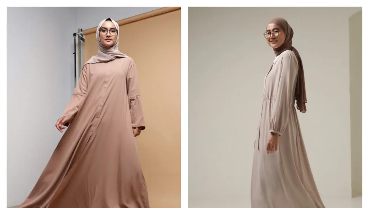 Model Gamis Simple Tapi Mewah/via AI
