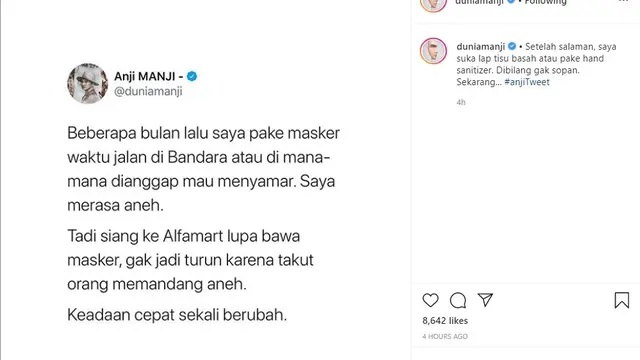 Anji (Foto: Instagram/@duniamanji)