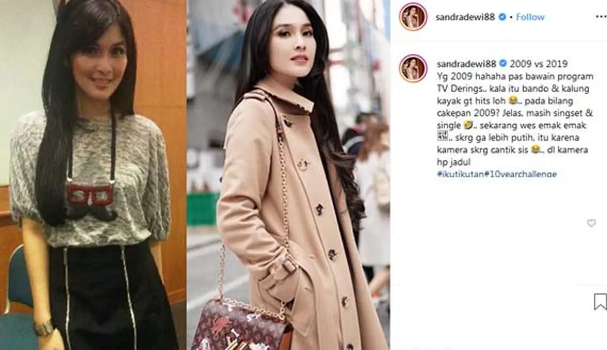 (Instagram/sandradewi88)