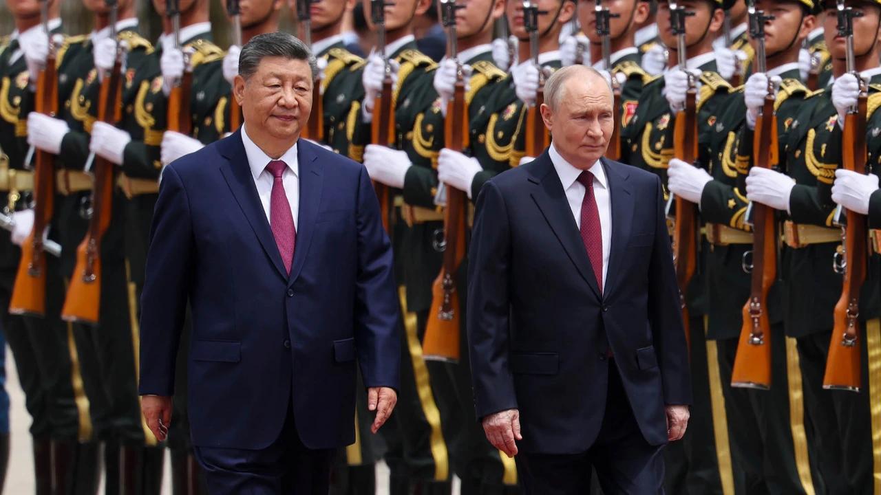 FOTO: Pertemuan Xi Jinping dan Vladimir Putin Perkuat Arah Kerja Sama Strategis China Rusia
