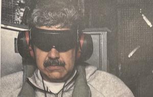 Photo of the captured Nicolas Maduro on USS Iwo Jima, shared by Trump. (Photo: Donald Trump's Truth Social)