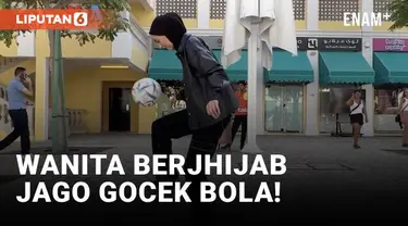 Maymi Asgari warga Denmark keliharin Iran yang berusia 24 tahun dan memakai hijab, ingin mengubah pendapat orang terhadap atlit freestyle football perempuan muslim.