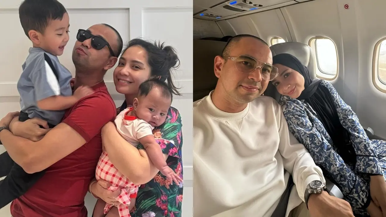 Nagita Slavina dan Raffi Ahmad Pulang Haji