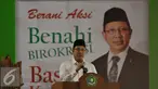 Menteri Agama, Lukman Hakim Saifudin membuka acara Penandatanganan komitmen berintegritas, Jakarta, Senin (15/6/2015). Acara yang di ikuti Pejabat eselon I dan II kementrian agama tersebut guna mengantisipasi korupsi . (Liputan6.com/Johan Tallo)