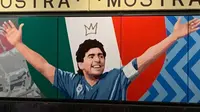 Stasiun di Napoli diberi nama Mostra-Stadio Maradona. (Dok. Twitter / Manuel Guardasole)