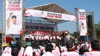 Relawan Khofifah mendukung Prabowo Subianto di Pilpres 2024. (Ist)