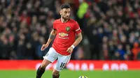 Gelandang Manchester United, Bruno Fernandes (MU) (LINDSEY PARNABY / AFP)